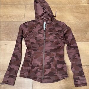 Lululemon Athletica Brown Camo Hooded Define Jacket